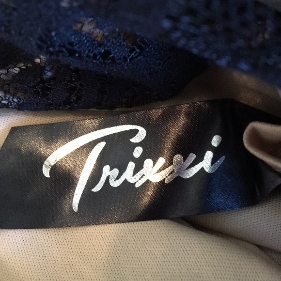 Trixxi little black dress size with lace NWOT - Picture 8 of 8